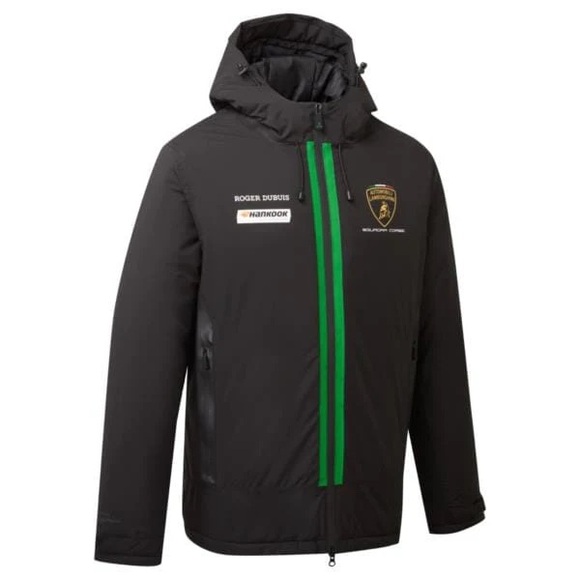 Lamborghini Squadra Corse Men's Team Winter Jacket Black Size S 💎 - Picture 3 of 4